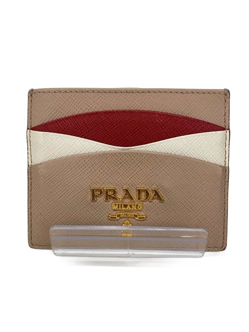 Prada SAFFIANO MULTIC Card Case Wallet Leather